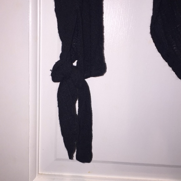 Free People rayon gauze black blouse - Picture 4 of 5